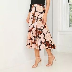 Floral midi slip skirt by Who What Wear at Target
